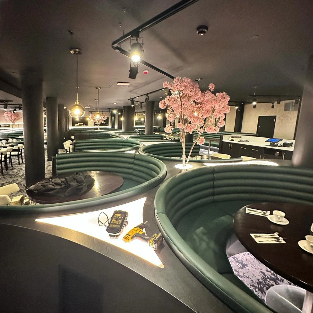 Banquette Seating Restoration, The Westminster  Hotel, London