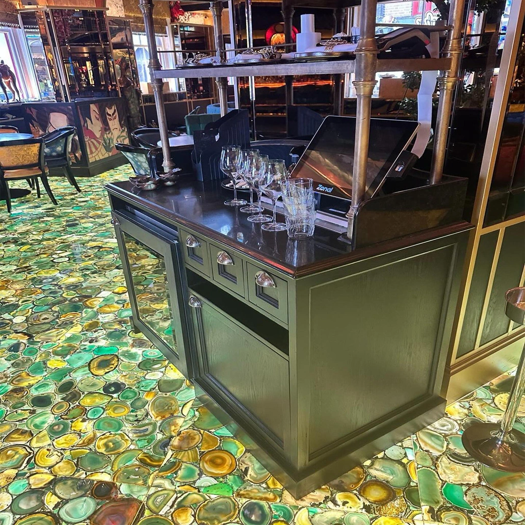 Restoration tables, joinery, furnishings, The ivy Brighton