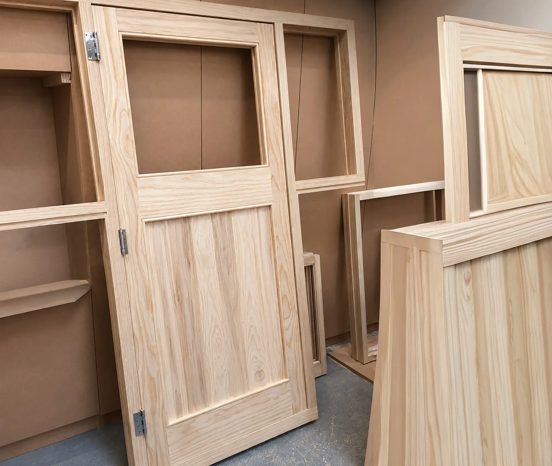 Doors, frames and windows refinished