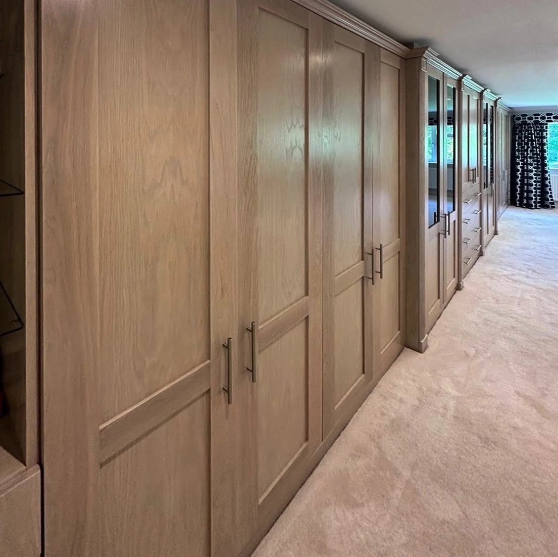 Bespoke wardrobes designed, fitted and refinished in a durable painted finish